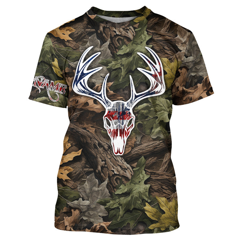 American deer buck hunting camouflage hunting clothes Customize Name 3D All Over Printed Shirts