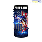 Bass Fishing 3D American Flag patriotic Customize Bass fishing jerseys - personalized fishing gift