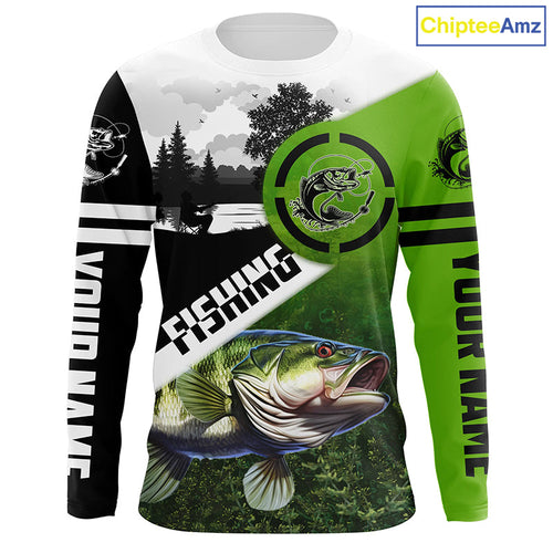 Largemouth Bass fishing Customize All Over Printed Shirts And Personalized Fishing Gift