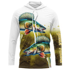 Walleye Fishing Yellow scales Customize Name 3D All Over Printed Shirts, Personalized Fishing Gifts