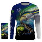 Mahi Mahi ( Dorado), Wahoo, Tuna fishing custom UV protection long sleeves