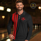 Black and Red retro Bowling shirts custom Today's forecast bowling with a chance of cussing