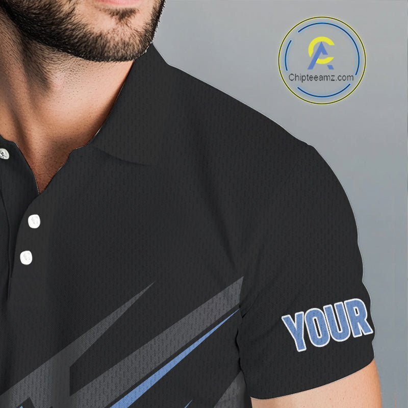 Black and Blue Skull Golf polo shirts Custom golf top, Personalized golf gifts