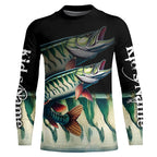 Musky fishing Customize name All over print shirts personalized fishing gift, Muskie fishing jerseys