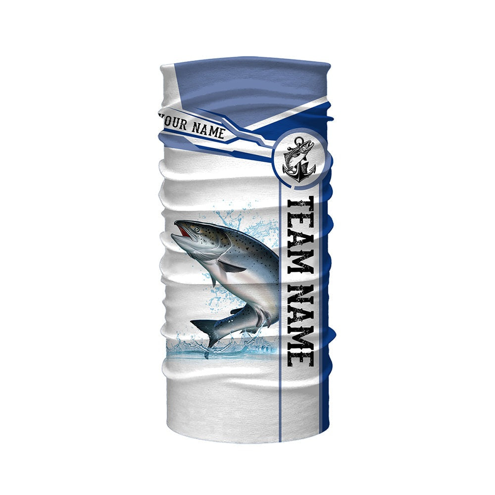 Chinook salmon fishing Customize name and team name tournament long sleeves fishing shirts