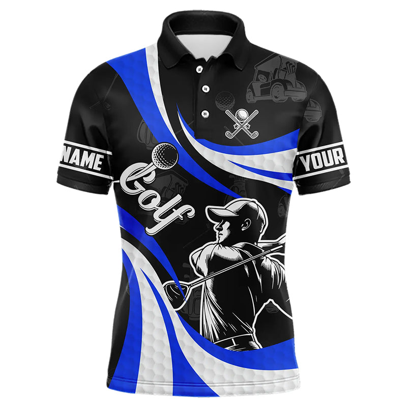 Black and White golf polo shirts custom golf top, best golf gifts
