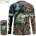 Crappie Fishing Customize Name 3D All Over Printed Shirts, Personalized Fishing Gift
