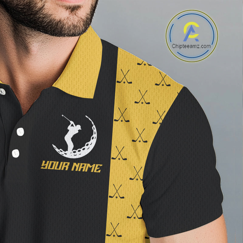 Funny Golf beer golf polos shirts custom Weekend forecast golfing with a chance of drinking