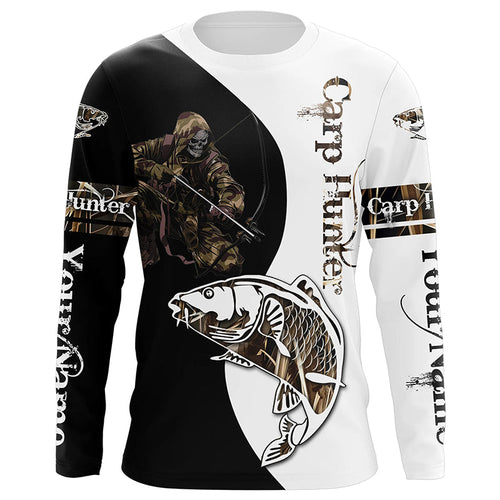 Carp Hunter Bowfishing Customize Name All Over Printed Shirts, Personalized Fishing Gift