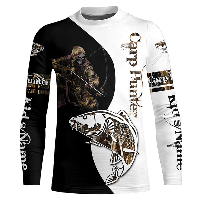 Carp Hunter Bowfishing Customize Name All Over Printed Shirts, Personalized Fishing Gift