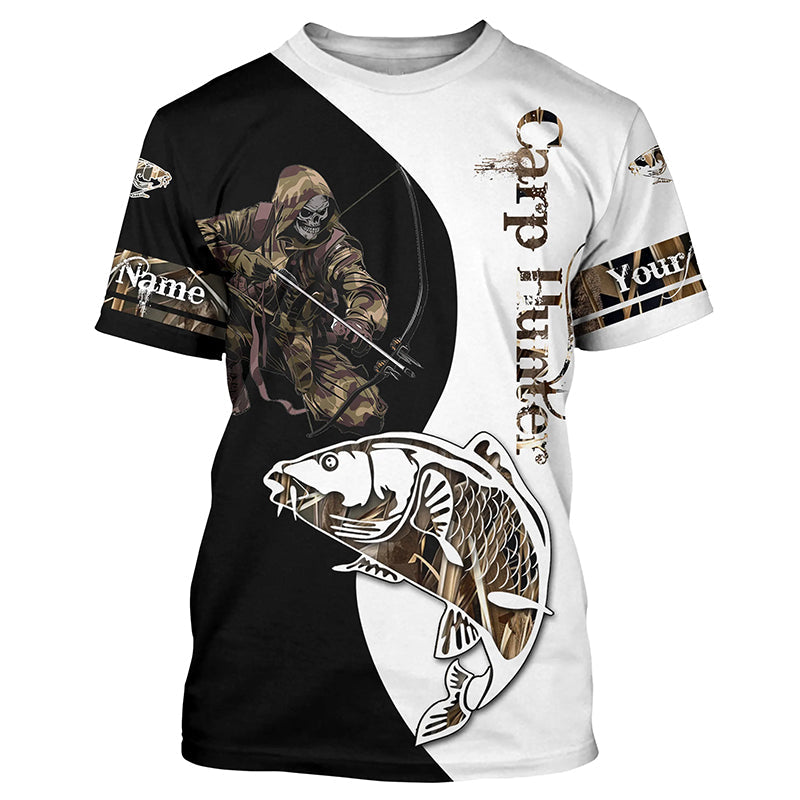 Carp Hunter Bowfishing Customize Name All Over Printed Shirts, Personalized Fishing Gift