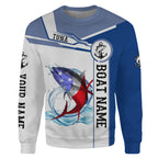 Tuna Fishing American Flag Custom performance Hoodie, sweatshirt Fishing Shirts, Patriotic Fishing gifts