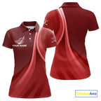 golf polo shirts custom name Red golf shirt, tournament golf tops