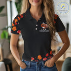 Funny black orange Thanksgiving pattern Golf Polo Shirt custom Turkey golf tops