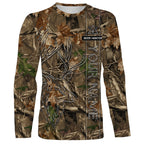 Deer Hunting tree camo Customize Name 3D All Over Printed Shirts Personalized Hunting gifts