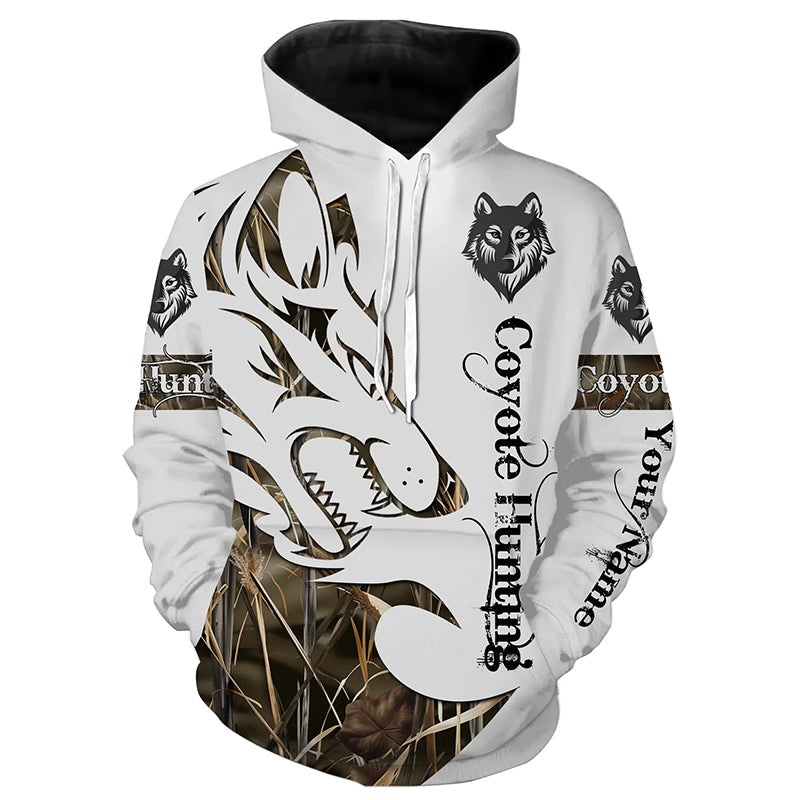 Coyote hunting predator camouflage Customize 3D All Over Printed Shirts Personalized hunting clothes