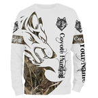 Coyote hunting predator camouflage Customize 3D All Over Printed Shirts Personalized hunting clothes