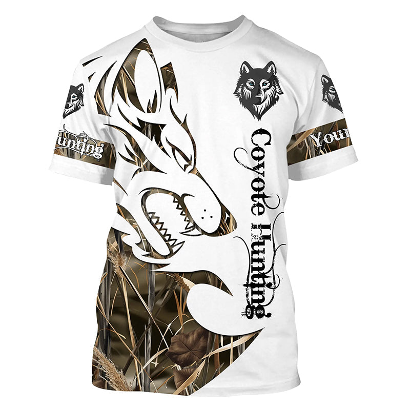 Coyote hunting predator camouflage Customize 3D All Over Printed Shirts Personalized hunting clothes