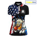 Funny Beer Bowling Shirts Custom US Flag Patriotic Team Bowling Jerseys Uniforms