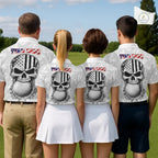 Personalized American Flag Skull Eagle Camo Golf Polo Shirts, Patriotic Golf Outfits