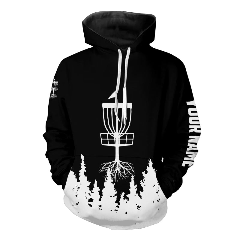 Black and White Golf Hoodies custom name disc golf hoodies jerseys