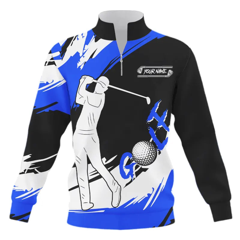 Quarter zip golf sweatshirt custom golf sweater for golfer, gifts for golf lovers
