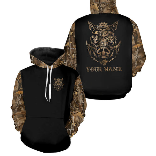 Wild Boar Hunting Camouflage all over print shirts personalized hunting gifts