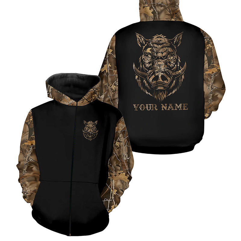 Wild Boar Hunting Camouflage all over print shirts personalized hunting gifts