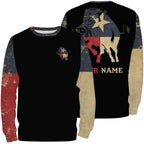 Wild Boar Hunting Texas flag all over print shirts personalized Boar hunting gifts