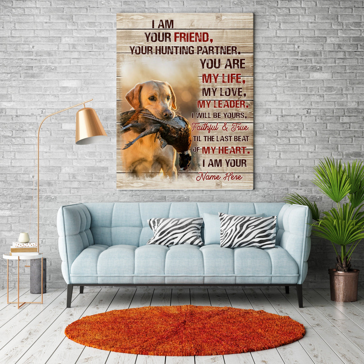 Personalized Dog Canvas