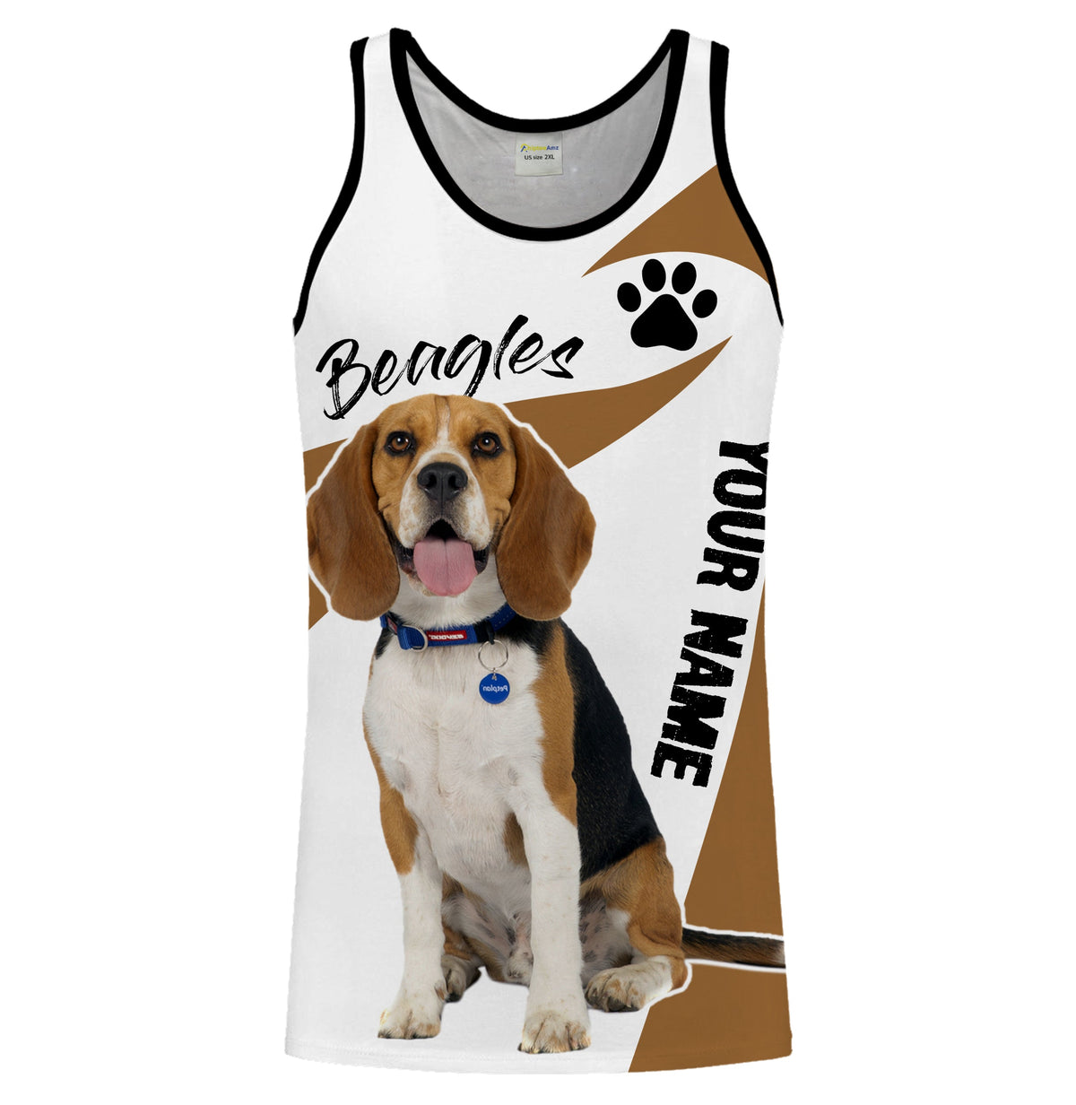Love Beagle hunting dog custom name 3D Full printing Shirt, Hoodie, Zip up hoodie Personalized gifts for beagle lover