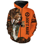 Pheasant Hunting with Dogs Brittany Customize Name Shirts for Bird Hunter, Brittany Spaniel shirt