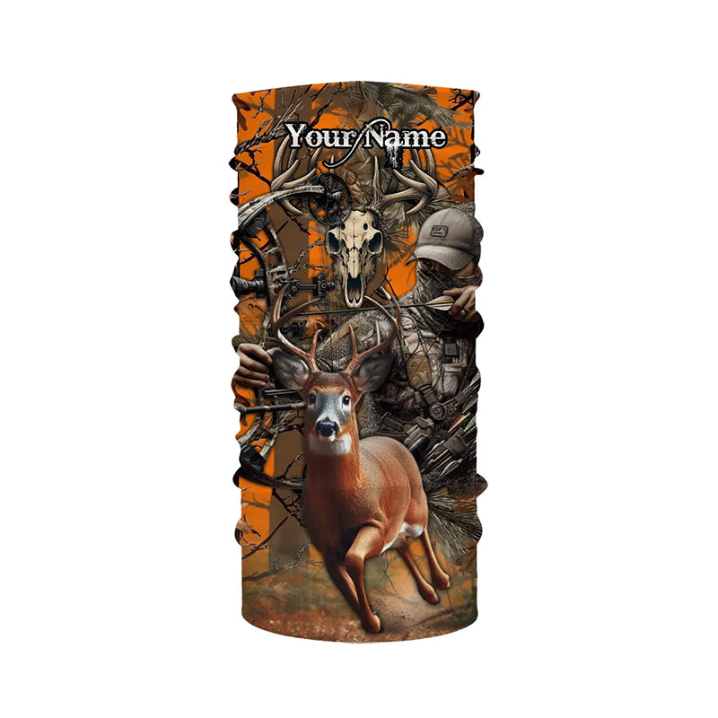 Deer Bow Hunting Orange camouflage Custom Name Shirts, Personalized Deer Hunting Clothes