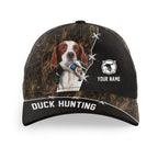 Duck Hunting Hat Waterfowl Camo with many Duck Hunting Dogs to choose from, Personalized Duck Hunting Hat