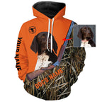 Personalized hunting dogs Shirts for Hunters Custom Dog's image and Names Shirts