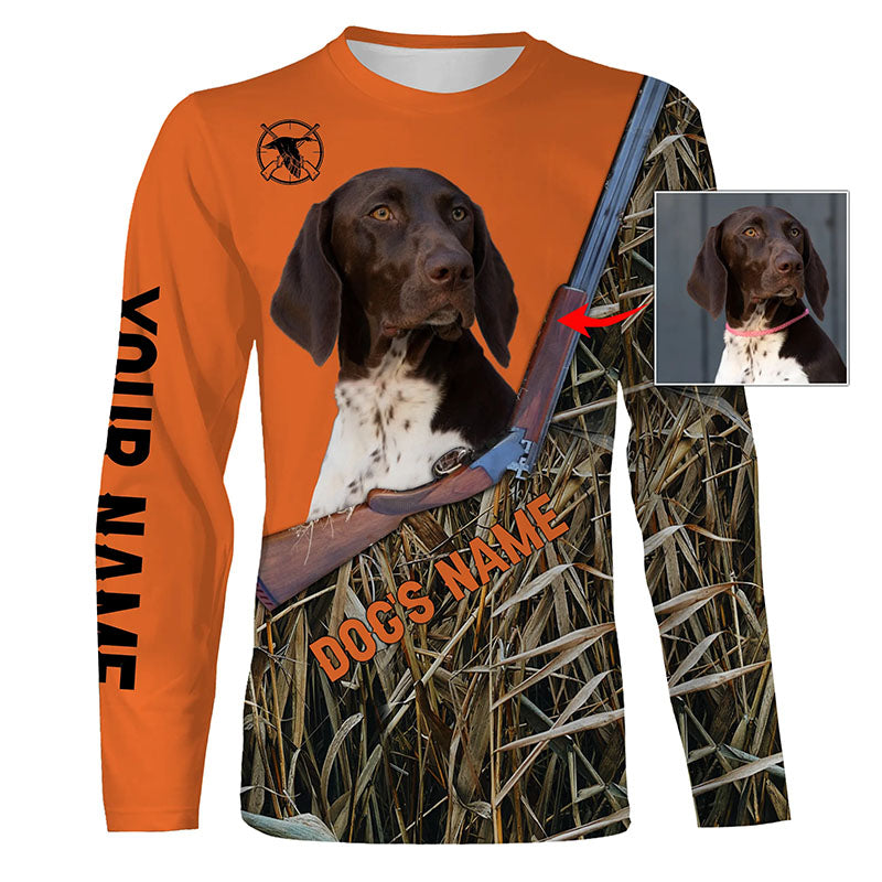 Personalized hunting dogs Shirts for Hunters Custom Dog's image and Names Shirts