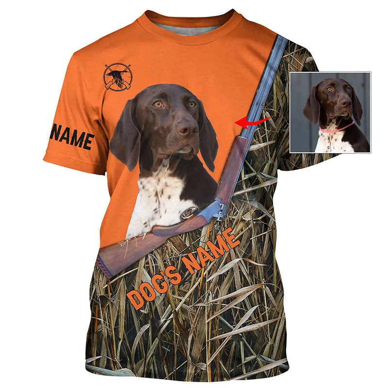 Personalized hunting dogs Shirts for Hunters Custom Dog's image and Names Shirts