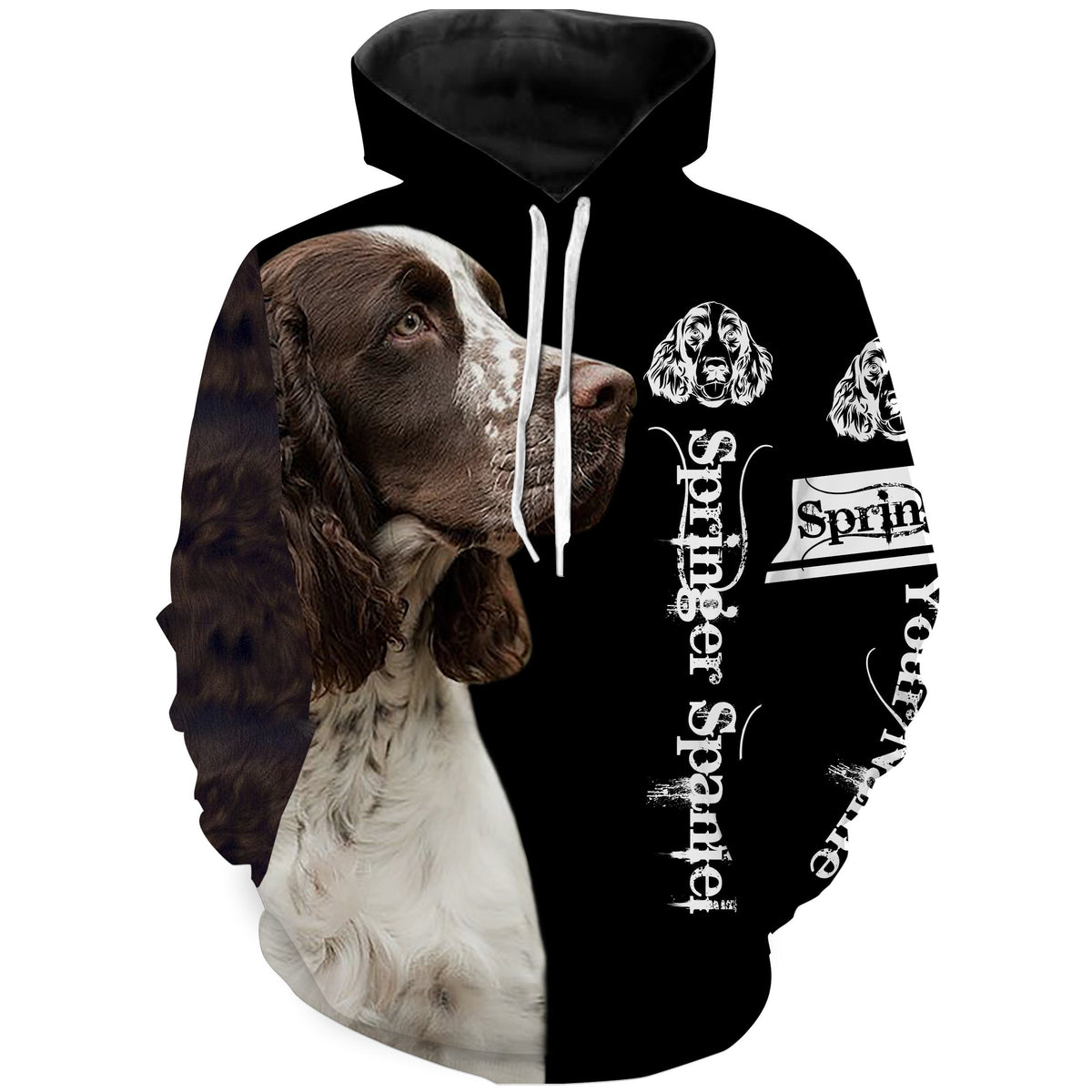 English Springer Spaniel 3D All Over Printed Shirts, Hoodie, T-shirt Springer Spaniel Dog Gifts for Dog Lovers