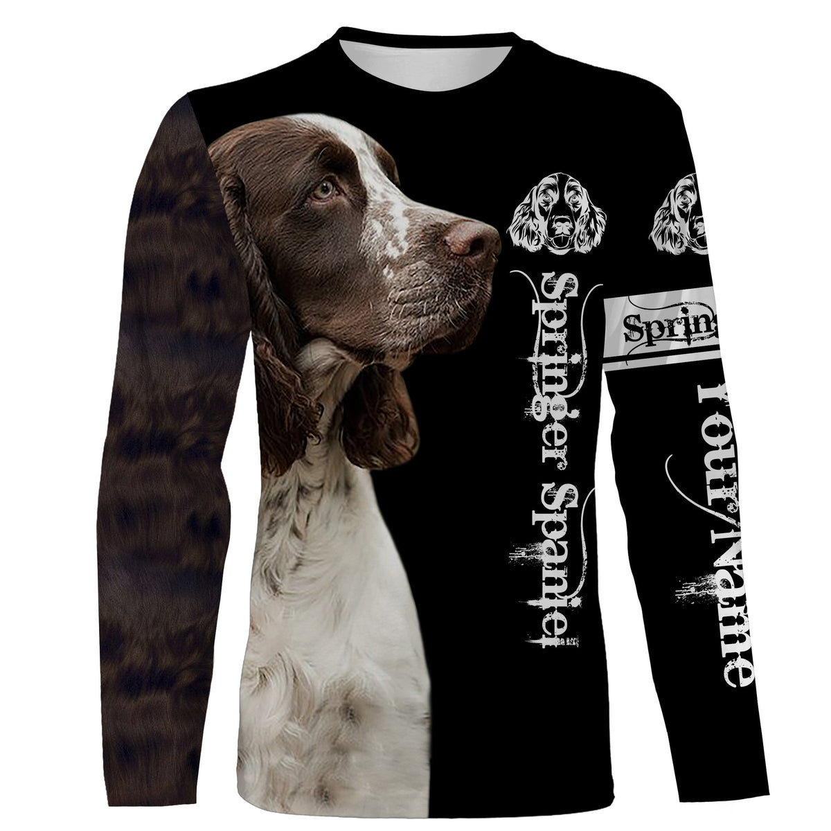 English Springer Spaniel 3D All Over Printed Shirts, Hoodie, T-shirt Springer Spaniel Dog Gifts for Dog Lovers