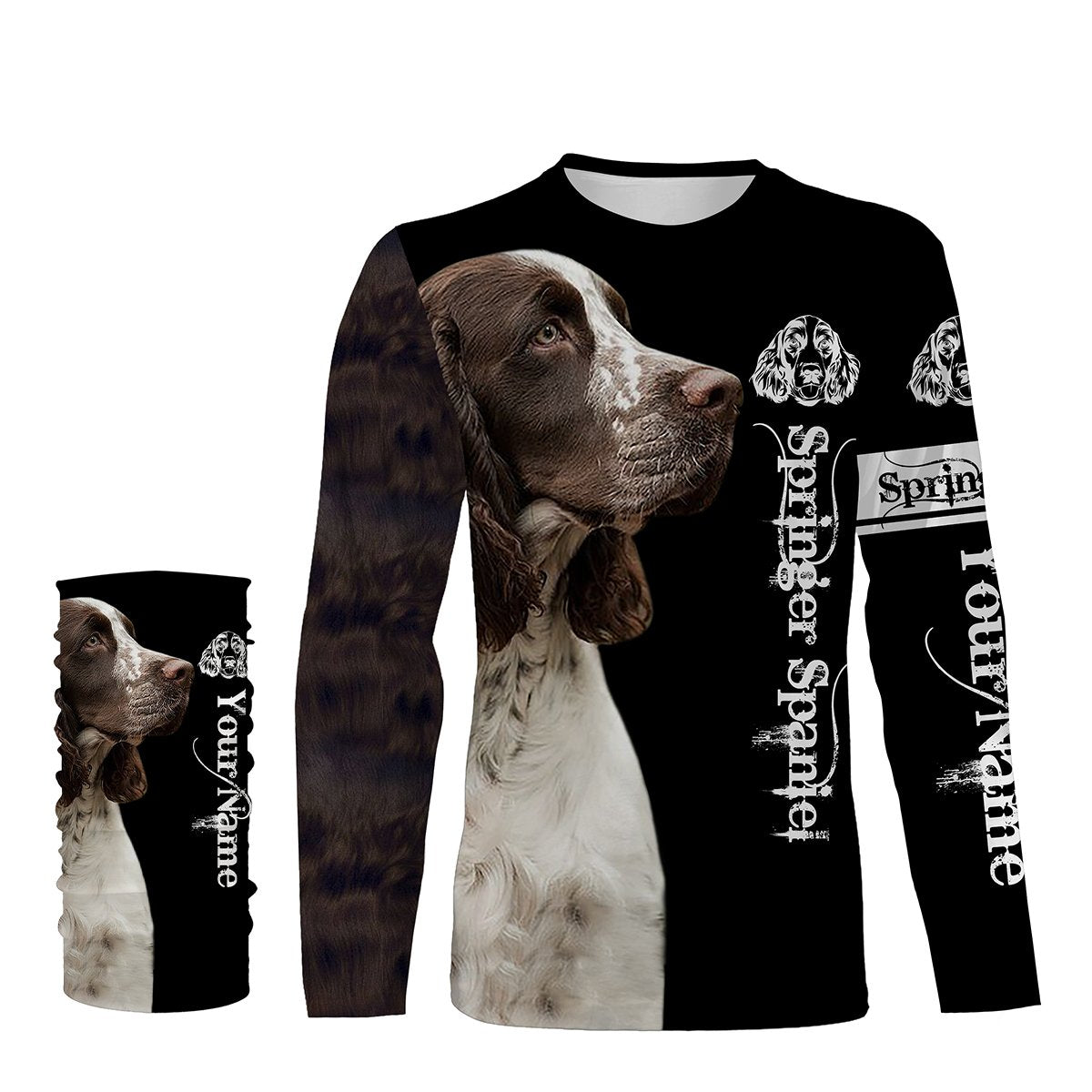 English Springer Spaniel 3D All Over Printed Shirts, Hoodie, T-shirt Springer Spaniel Dog Gifts for Dog Lovers