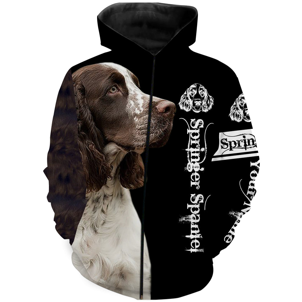 English Springer Spaniel 3D All Over Printed Shirts, Hoodie, T-shirt Springer Spaniel Dog Gifts for Dog Lovers