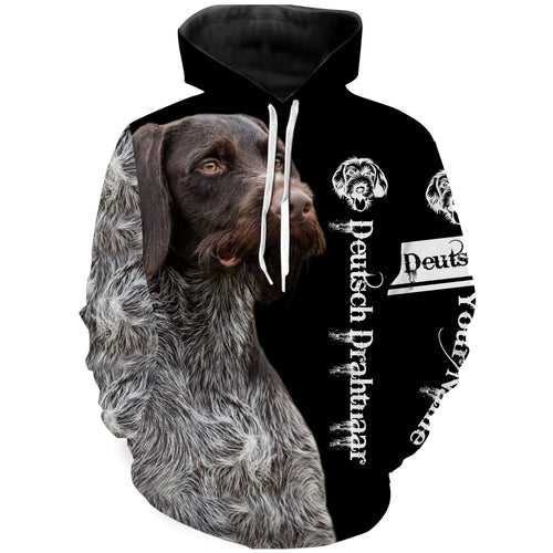 Deutsch Drahthaar Custom Name 3D All Over Printed Shirts, Hoodie, T-shirt Drahthaar Dog Gifts for Dog Lovers