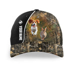 Rabbit Hunting with Beagle Dog Custom name Hat, hunting baseball hat, gifts for Hunter