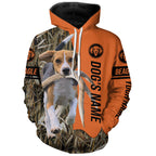 Beagle Hunting dog customized Name all over printed Shirt, Beagle hunting Gift for hunters