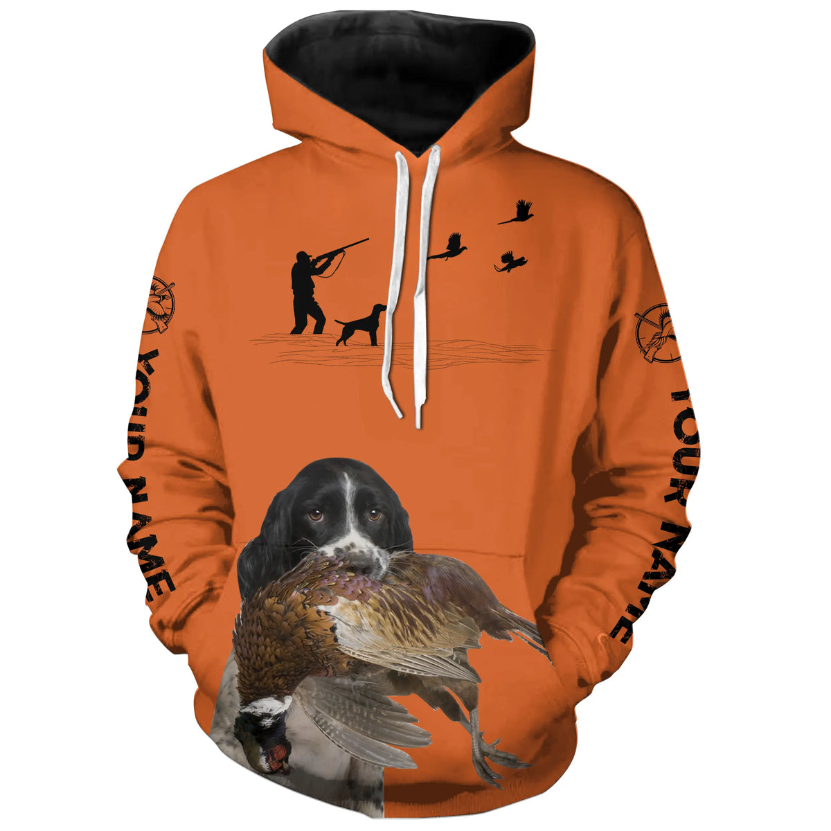 English Springer Spaniel Pheasant Hunting clothes, best personalized Upland hunting clothes