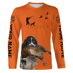 English Springer Spaniel Pheasant Hunting clothes, best personalized Upland hunting clothes