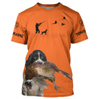 English Springer Spaniel Pheasant Hunting clothes, best personalized Upland hunting clothes