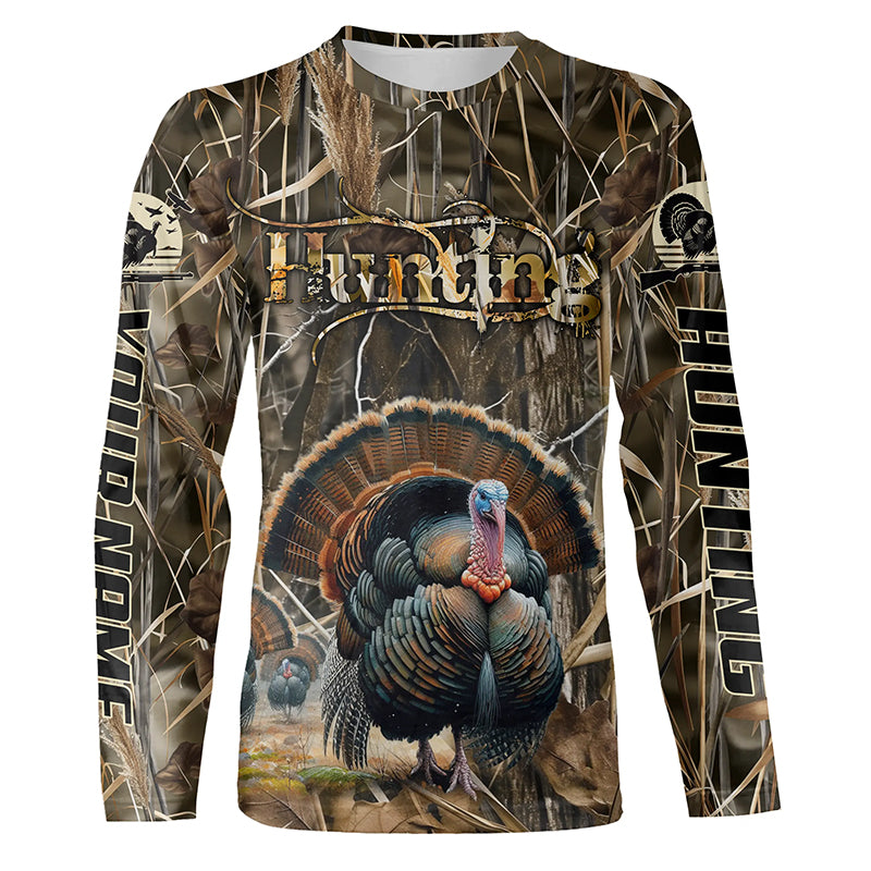 Personalized Turkey Hunting Clothes, Wild Turkey Hunting Camo Shirts