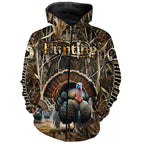 Personalized Turkey Hunting Clothes, Wild Turkey Hunting Camo Shirts