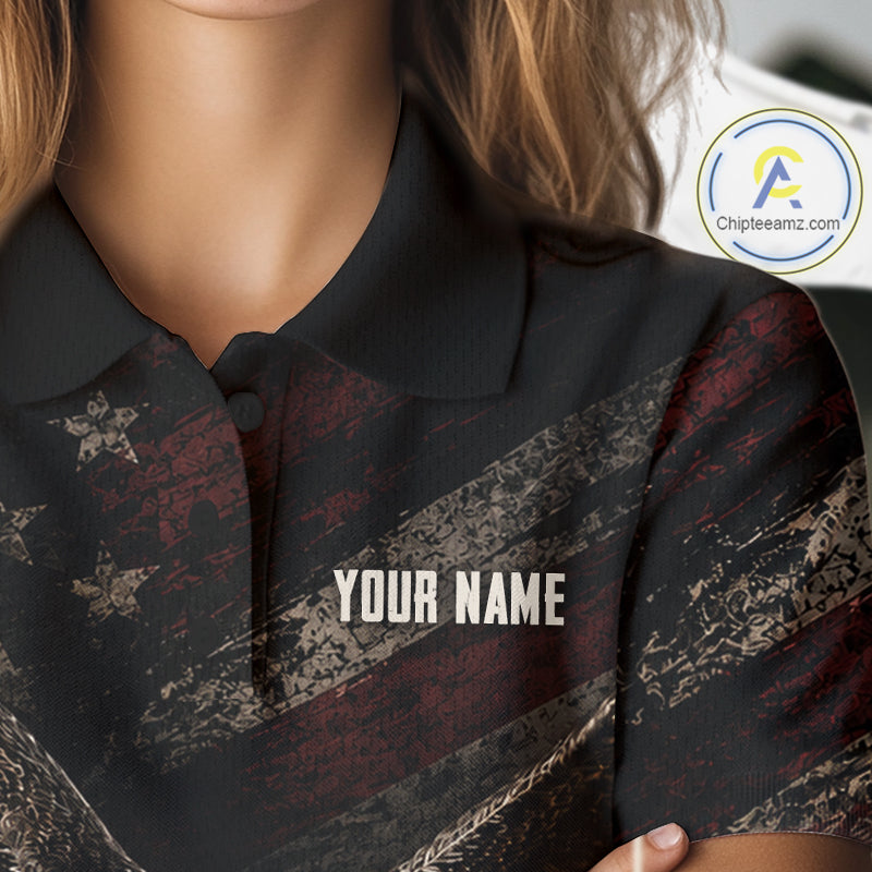 Eagle Golf Polo Shirt Personalized Golf Shirt American Eagle Custom Name Team Golf Outfit